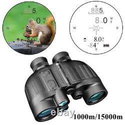 1000/1500M Laser LRB20 8x40 Rangefinder OLED Display Binoculars For Camping
