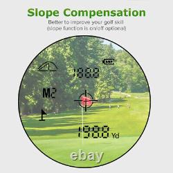 600M Golf Laser Range Finder with Slope Function Flag Locking + Golf Hard Cover
