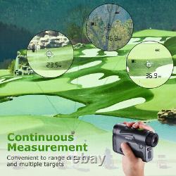 600M Golf Laser Range Finder with Slope Function Flag Locking + Golf Hard Cover