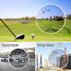 6X 1000Yd Laser Range Finder Golf Hunting Meter Speed Measurer Flagpole Bro