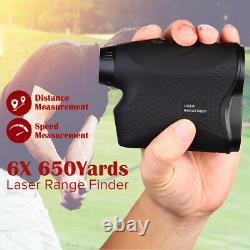 6X 600M Golf Laser Range Finder Monocular with Pinseeker Speed Fog for Hunting