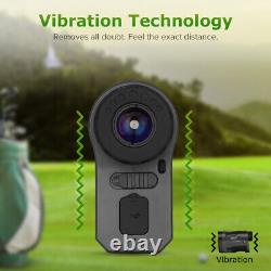 6X Golf Laser Range Finder Telescope with Slope Function USB Charging +Golf Box