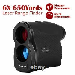 6X Magnification Laser Range Finder 650Yards Rangefinder Hunting Archery Golf