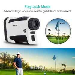 6x22 Hunting Golf Laser Rangefinder Telescope With Flag Lock Built-in Battery