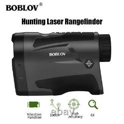 6x Optical 6-1000M Hunting Golf Laser Rangefinder Distance & Speed Monocular