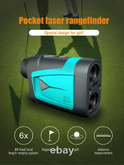 6x Optical zoom 600m Hunting Golf Laser Rangefinder Distance & Speed Monocular