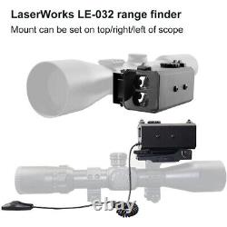 700M IP65 Mini Tactical Laser LED Rangefinder Range Finder Rrifle Scope LE-032