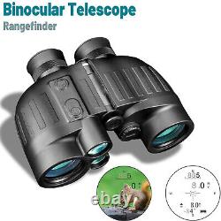 8x40 Binoculars Laser Rangefinder 1000/1500m Range Distance Telescopes Compass
