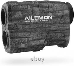 AILEMON 6X Laser Range Finder Rechargeable for Hunting Bow Rangefinder CAMO1