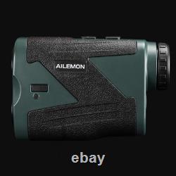 AILEMON Laser Rechargeable Golf/Hunting Range Finder 1000/1200 1200Y, Green