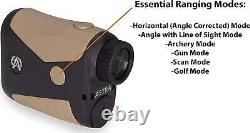 ASTRA OPTIX OTX1600 6x21 1760yd Laser Rangefinder For Hunting, Shooting And Red