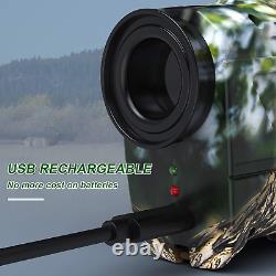 Anyork Rechargeable Hunting Rangefinder, 6X Magnification Clear View Laser Range