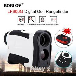 BOBLOV 6X 650YD Golf Rangefinder Laser Range Finder Flag Lock Vibration Free Bag