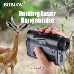 BOBLOV LF1000S 6x22 Optical Portable Hunting Golf Laser Rangefinder Telescope