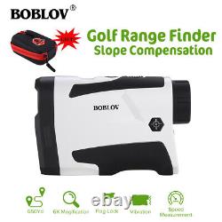 BOBLOV LF600AG 6X 600M Golf Laser Range Finder with Slope Range Mode + Carry Bag