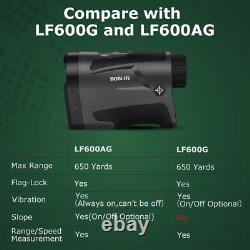 BOBLOV LF600AG 6x22 Golf Range Finder + Slope Function 650Yard Rangefinder