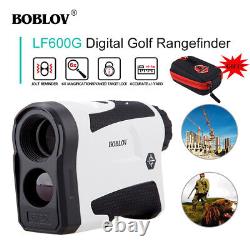 BOBLOV LF600G 6X22 Golf Laser Range Finder with Flag Lock Speed Mode + Case