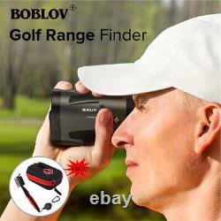 BOBLOV LF600G 6X Golf Laser Range Finder Support Vibration + Golf Brush + Case