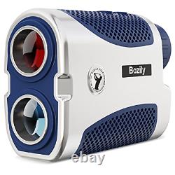 BOZILY Golf Hunting Rangefinder 1500 Yards, 6X Magnification Laser Range Finder