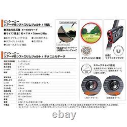 Bushnell Golf Laser Rangefinder Pinsee Car Tour V5 Shift Slim Jorto Japan Genui