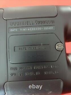 Bushnell Laser Range Finder Black with Case 7/97 #200400-005495 Golf Hunting