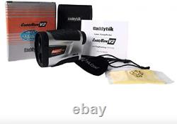 Caddytek Golf Laser Rangefinder with Slope and Pin-Validation Silver