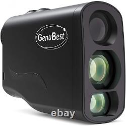 GenuBest Laser Rangefinder Golf & Hunting, Distance Measuring, Black-Black