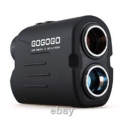 Gogogo Sport Laser Golf/Hunting Rangefinder, 6X Magnification Clear View 650/900