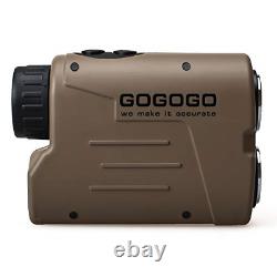 Gogogo Sport Vpro 1200 Yards Laser Golf Hunting Rangefinder 6X Magnification