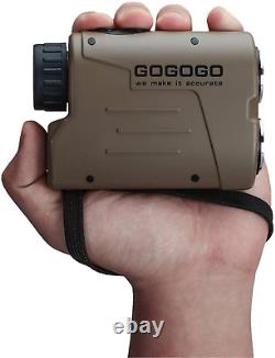 Gogogo Sport Vpro 1200 Yards Laser Golf Hunting Rangefinder 6X Magnification