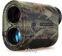 Gogogo Sport Vpro 6X Hunting Laser Rangefinder Bow Range Finder Camo 650Yard