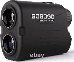 Gogogo Sport Vpro Laser Golf/Hunting Rangefinder, 6X Magnification Clear View &