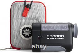 Gogogo Sport Vpro Laser Rangefinder, Golf & Hunting Black with slope switch