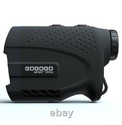 Gogogo Sport Vpro Laser Rangefinder for Golf & Hunting compact, GS24 Black