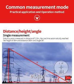 Golf Laser Rangefinder Altitude Angle Telescope Distance Meter Measure Tape