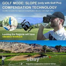Golf Rangefinder With Trajectory Adjustment Laser Distance Meter Sport Hunting