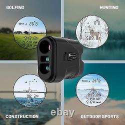 Golf Rangefinder with Slope, Naturenova Laser Range Finder Golfing & Hunting Acc