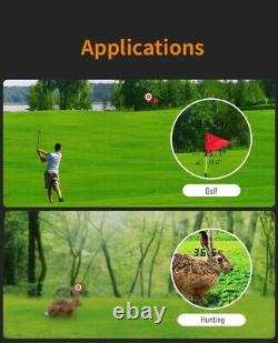 Golf or Hunting Rangefinder Telescope Laser Range Finder LCD Display Touch