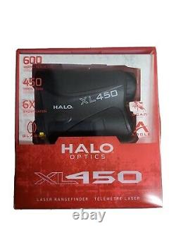 Halo Optics XL450 Laser Rangefinder Scan Mode 450 Yards 6× magnification NIB NEW