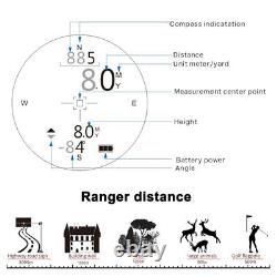 Hunting LRB20 Laser OLED Display Rangefinder Binoculars 8x 40mm Telescopes 1500m