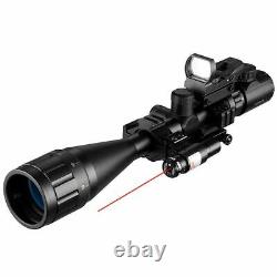 Hunting Rangefinder Reticle Rifle Scope 6-24x50 Aoeg With Holographic 4 Reticle