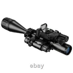 Hunting Rangefinder Scope 6-24x50 Aoeg Holographic 4 Reticle Sight Red Green Dot