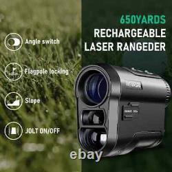 KM-M600 Golf Laser Rangefinder Rechargeable Distance Meter Slope Lock Vibration