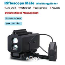 LE032 Mini Laser Range Finder Riflescope Sight Rifle Rangefinder Hunting 700M