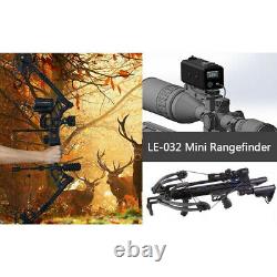 LE-032 Mini Laser Rangefinder Rifle Scope Mate Day & Night Hunting Bow-700 yard