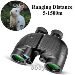 LRB20 8x40 Binoculars Laser Rangefinder 1000m/1500m Range Distance OLED Compass