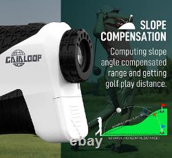 Laser Golf Rangefinder with Slope, Range Finder, Flagpole Lock Yardage