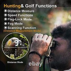 Laser Hunting Rangefinder srinea 6X Magnification Range Finder for Hunting Go