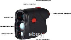 Laserworks USA S7-1200pro Laser rangefinder 1200 yards Golfing Hunting black