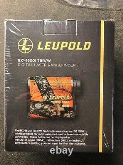 Leupold RX-1600i TBR/W Blaze Orange Laser Rangefinder with DNA 173806